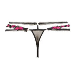 String Enrichi Lise Charmel L'Amour En Liberté -Vêtements Soldes string lise charmel l amour en liberte noir fuchsia 3
