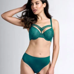String Marlies Dekkers Dame De Paris -Vêtements Soldes string marlies dekkers dame de paris bleu canard 3