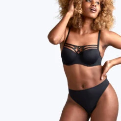 String Marlies Dekkers Shieldmaiden -Vêtements Soldes string marlies dekkers shieldmaiden noir 3