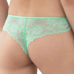 String En Dentelle Mey Fabulous -Vêtements Soldes string mey fabulous vert menthe 2