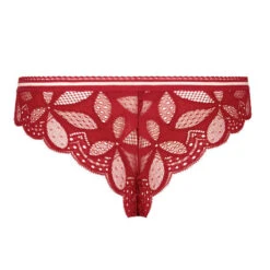 Tanga En Dentelle Antigel Stricto Sensuelle -Vêtements Soldes tanga antigel stricto sensuelle rouge 3