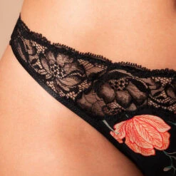 Tanga Aubade Sweet Folk -Vêtements Soldes tanga aubade sweet folk noir 3