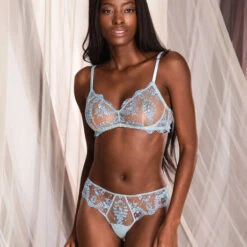 Tanga I.D. Sarrieri Cindy -Vêtements Soldes tanga i d sarrieri cindy bleu ciel 4