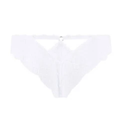Tanga En Dentelle Lise Charmel Féerie Couture -Vêtements Soldes tanga lise charmel feerie couture blanc 3
