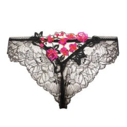 Tanga Lise Charmel L'Amour En Liberté -Vêtements Soldes tanga lise charmel l amour en liberte noir fuchsia 3