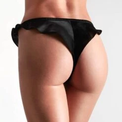 Tanga En Soie Maison Close Rendez-vous 9 Tanga En Soie Maison Close Rendez-vous -Vêtements Soldes tanga maison close rendez vous noir 2