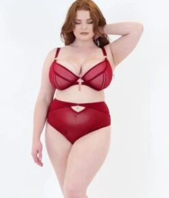 Tanga Taille Haute Scantilly Unchained -Vêtements Soldes tanga scantilly unchained rouge 2