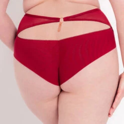 Tanga Taille Haute Scantilly Unchained -Vêtements Soldes tanga scantilly unchained rouge 3