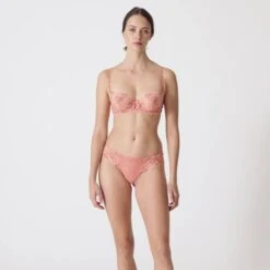 Simone Perele Tanga Simone Pérèle Wish -Vêtements Soldes tanga simone perele wish vieux rose 2