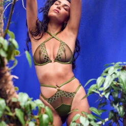 Tanga Studio Pia Mounia -Vêtements Soldes tanga studio pia mounia vert 5