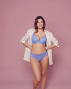 Tanga En Dentelle Wacoal Raffiné -Vêtements Soldes tanga wacoal raffine bleu ciel 2