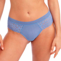 Tanga En Dentelle Wacoal Raffiné -Vêtements Soldes tanga wacoal raffine bleu ciel 3